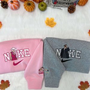 BarbieHeimer Couple Embroidery Sweatshirt