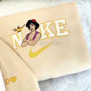 Aladdin And Jasmine Embroidered Sweatshirt