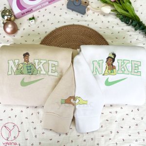 Tiana And Prince Naveen Embroidered Sweatshirt