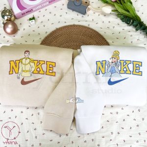 Cinderella and Prince Charming Embroidered Sweatshirt