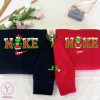 Mr. Grinch And Mrs. Embroidered Sweatshirt