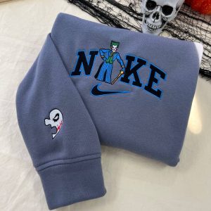 Harley Quinn and Joker Embroidered Sweatshirt