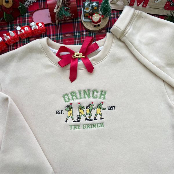 The Grinch Est 1957 Embroidered Sweatshirt