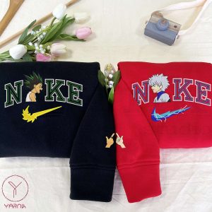 Gon And Killua Embroidered Sweatshirt