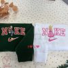 Grinch Kid Nike Embroidered Sweatshirt