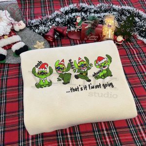 Stitch X Grinch Embroidered Sweatshirt