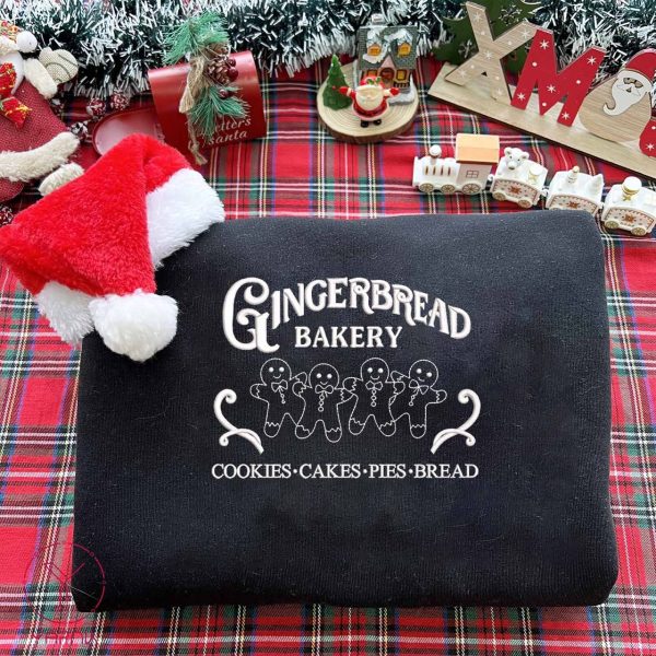 GingerBread Embroidered Sweatshirt