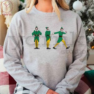 Elf Christmas Embroidered Sweatshirt