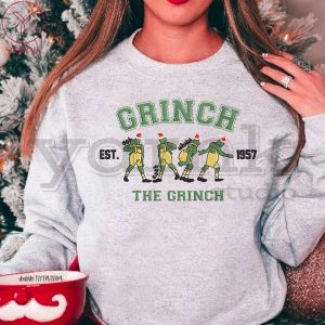 The Grinch Est 1957 Embroidered Sweatshirt