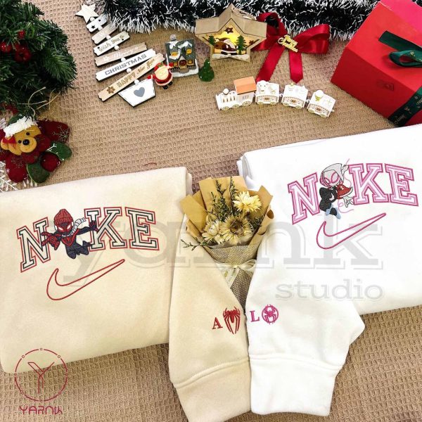 Miles And Gwen Christmas Embroidered Sweatshirt