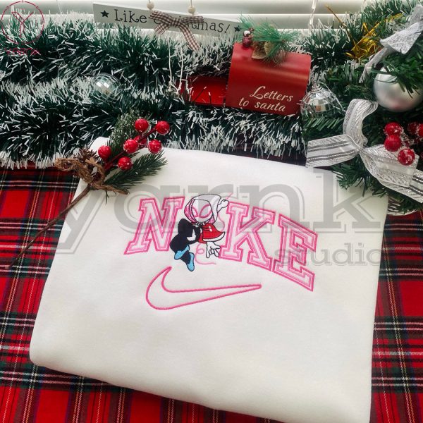 Miles And Gwen Christmas Embroidered Sweatshirt