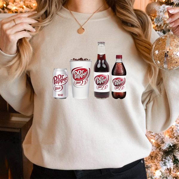 Diet Dr.Pepper Sweatshirt Hoodie Tshirt