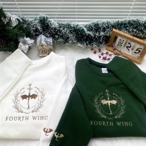 Fourth Wing Embroidered Sweatshirt