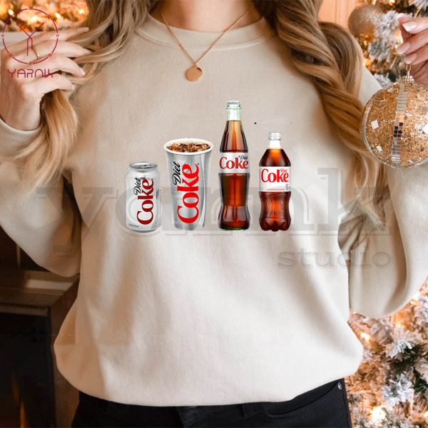 Diet Coke Vintage Sweatshirt Hoodie Tshirt