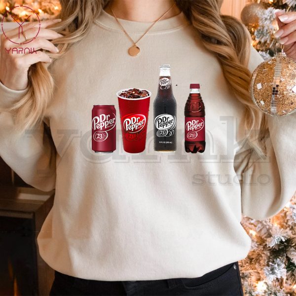 Dr.Pepper 4 Styles Sweatshirt Hoodie Tshirt Unisex