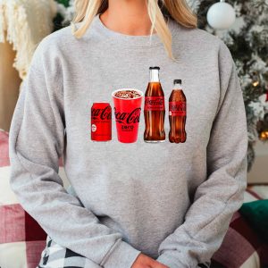 Coke Zero Red Cans Sweatshirt Hoodie Tshirt