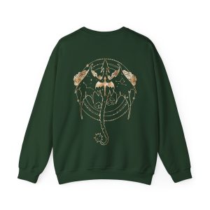 The Fourth Wing Dragon Golden Crewneck Tshirt Hoodie