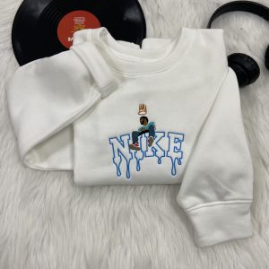 J. Cole Rapper Embroidery Crewneck Tshirt Hoodie
