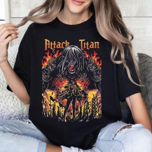 AOT Eren Titan Character Shirt