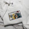 DS Nezuko Anime Character Embroidery Crewneck Tshirt Hoodie