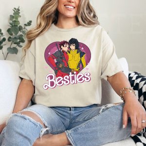 Tanjiro and Giyu Besties Cosplay Demon Slayer Shirt