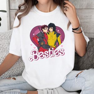 Tanjiro And Giyu Besties Cosplay Demon Slayer Shirt