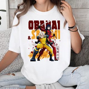 Obanai and Sanemi Cosplay Deadpool and Wolverine Demon Slayer Shirt