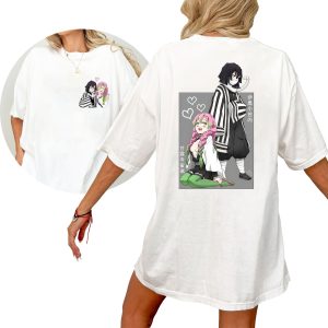 Obanai and Mitsuri Demon Slayer Couple Shirt