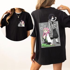 Obanai and Mitsuri Demon Slayer Couple Shirt