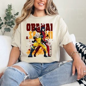 Obanai and Sanemi Cosplay Deadpool and Wolverine Demon Slayer Shirt