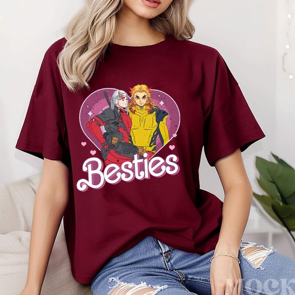 Rengoku And Uzui Tengen Besties Cosplay Demon Slayer Shirt