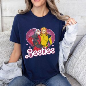 Rengoku and Uzui Tengen Besties Cosplay Demon Slayer Shirt