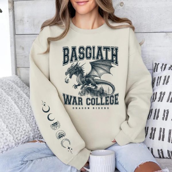 Basgiath War College Dragon Rider With Hand Sweatshirt Hoodie Unisex Tshirt