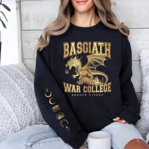 Basgiath War College Dragon Rider with Hand Sweatshirt Hoodie Unisex Tshirt