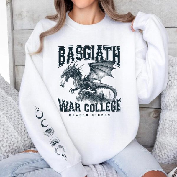 Basgiath War College Dragon Rider With Hand Sweatshirt Hoodie Unisex Tshirt