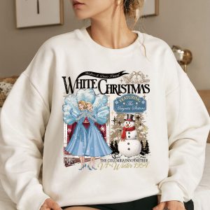 White Christmas Movie Sweatshirt, Wallace and Davis, Haynes Sisters Tshirt, Christmas White Movie 1954, Family Christmas