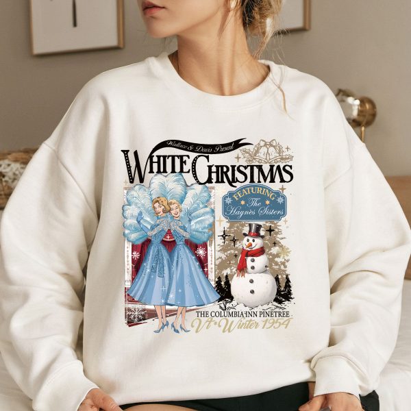 White Christmas Movie Sweatshirt Wallace And Davis Haynes Sisters Tshirt 1954 Family