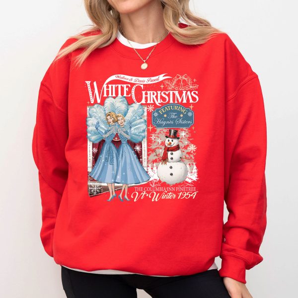 White Christmas Movie Sweatshirt Wallace And Davis Haynes Sisters Tshirt 1954 Family