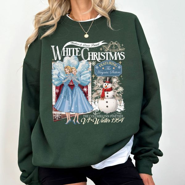 White Christmas Movie Sweatshirt Wallace And Davis Haynes Sisters Tshirt 1954 Family