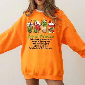 Cup of Fuckoffee Grinch Sweatshirt, Grinchmas Sweatshirt