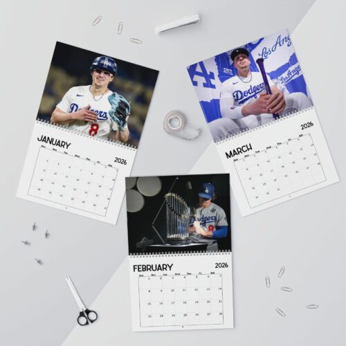 Kike Hernandez Los Angeles Dodgers 2026 Calendar