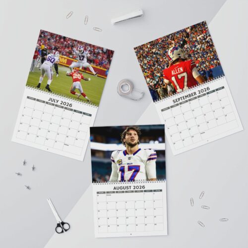 Josh Allen Buffalo Bills 2026 Calendar
